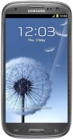 Смартфон Samsung Galaxy S3 GT-I9300 16Gb Titanium grey - Бутурлиновка
